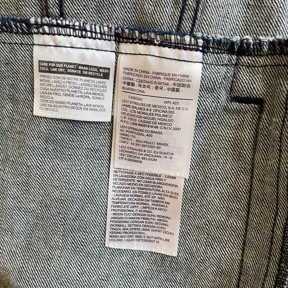 Levi's Denim Jacket, dark wash, men's size M - Picture 6 of 8